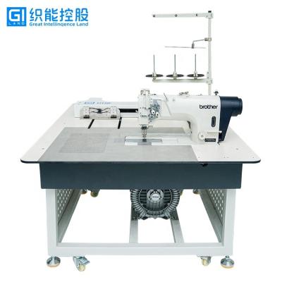 China Productivity Full Automatic Programmable High Brother Land Gi Double Needle Industrial Sewing Machine for sale