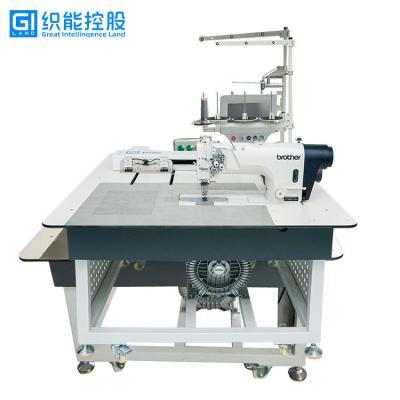 China GI Land Formwork Machine Sewing Brother Programmable Automatic Double Needle Gauge Sewing Machine for sale