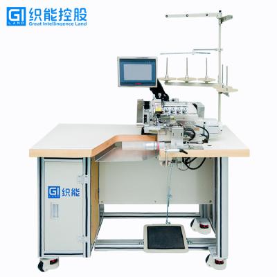 China Edger Gi Land Pegasus Industrial Smart Sewing Machine Collar Tying Machine For T Shirt for sale