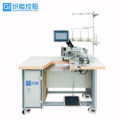 China Circular Trimmer GI Land Automatic T-shirt Collar Shirt Collar Tying Machine Price Sewing Machine for sale