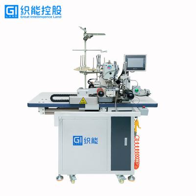 China Edge Trimmers GI LAND Automatic Size Changing Pegasus T Shirt Tubular Bottom Hemming Sewing Machine for sale