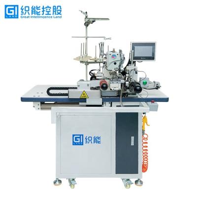 China Edge Trimmers GI LAND Pegasus Industrial Automatic Tubular Bottom Hemming Chain Stitch Sewing Machine For T Shirt for sale