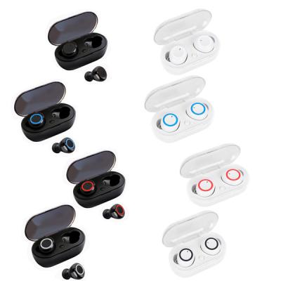 China Perfect Sound Y50 Tws BT5.0 Waterproof With Mic Charging Box True Wireless Earphone Headset Earbuds Earphone for sale