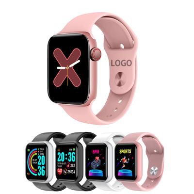 China Factory Price Touch Screen C600 Smart Watch Android and IOS Light Weigh Sport Smart Watch with Blood Pressure Heart Rate Function for sale