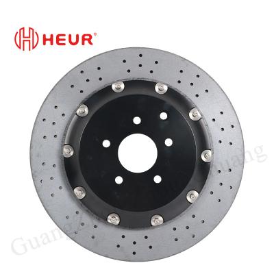 China HEUR Brake Carbon Ceramic Disc Voor Nissan Gtr Upgrade 380*28MM Achterstel Te koop