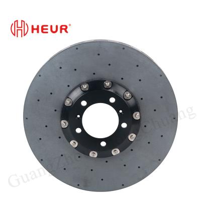 China HEUR Carbon Ceramic Brake Rotors For Audi RS7/4 A4L Upgrade 420mm Front Set for sale