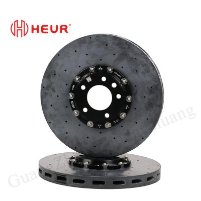 China HEUR Front Brake Kit Replacement 420mm Carbon Ceramic Disc For AUDI RsQ8 for sale