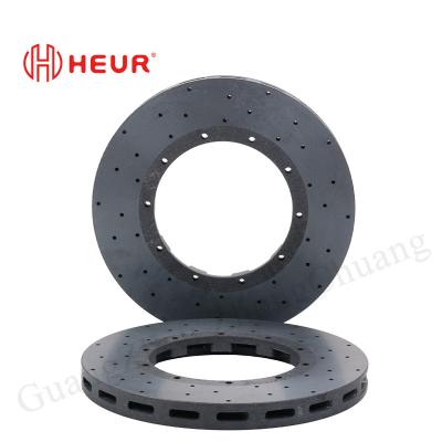 China HEUR Brake Carbon Ceramic Discs For Porsche 992 GT3RS (Upgrade) - 380x32mm Rear Set for sale