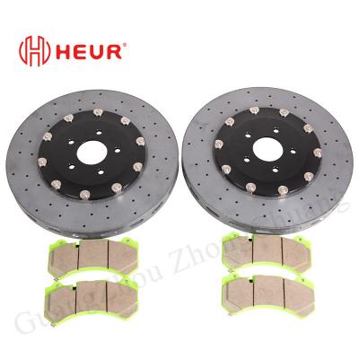 China Heur Brake Carbon Ceramic Disc For nissan gt r35  replacement 390*36mm Front Set for sale