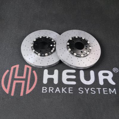 China HEUR Brake Carbon Ceramic Discs For Tesla model S - 400x38mm Front Set for sale