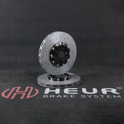 China Heur Brake Carbon Ceramic Disc For Nissan Gtr35 Upgrade 393*36mm Front Set for sale