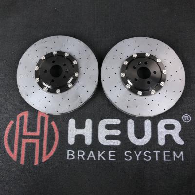 China Heur Brake Carbon Ceramic Disc For Audi Q5 Q6 Q7 Upgrade 440*40mm Front Set for sale