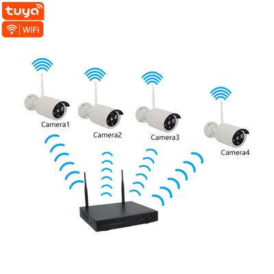 China Integrated siren tuya 1080P multi-channel monitoring system network security camera control system hotel apartment for sale