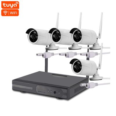 China Built-in Wireless Siren 4CH 8CH Wifi 1080P 2MP HD Camera Mini Camera In Outdoor Indoor CCTV Camera Family for sale