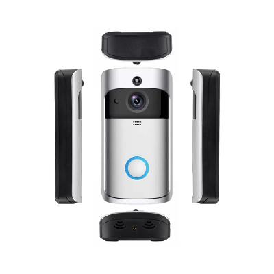 China Shenzhen Factory Smart Home Doorbell 720p Relentless Smart Phone Wifi Wireless Video Doorbell Camera V5 for sale