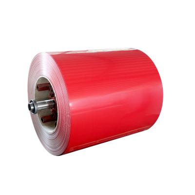 China Veneers Pre Painted Color Aluminum Coil Foil Painted To Roof Sheet for sale