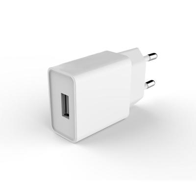 China Mobile Phone kc Certified Mini USB Wall Charger 5V 2.4A 12W High Quality White Charger for sale