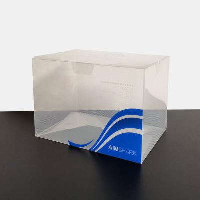 China Customizable Custom Logo Available Pet Candy Gift Packaging Box Square Clear Plastic Boxes for sale