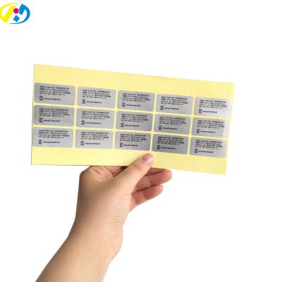 China High Adhesive Custom Self Adhesive Logo Sticker Paper Label Available Package Label Sticker for sale