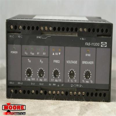 中国 FAS-113DG FAS113DG DEIFのシンクロナイザーの発電機のシンクロナイザーの非常指揮権 販売のため