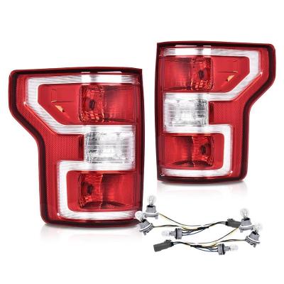 China ABS Brake Tail Lights Rear Lamps Driver+Passenger fit for Ford F-150 F150 2018-2020 Jl3z13404h Jl3z13405h for sale