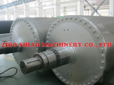 China Press Roll with  Cast Iron Roll Body , Paper Mill Rolls  for Press Section Dewatering / Adding Paper Physical Properties for sale