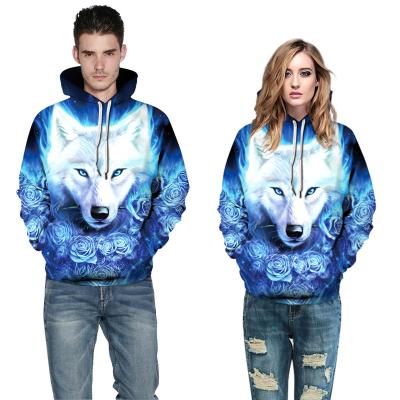 China 3D Anti Shrink Printing Crewneck Causal Hooded Sweatshirt For Men Women Hoodies Customized Logo Printing Custom Print For Winter for sale