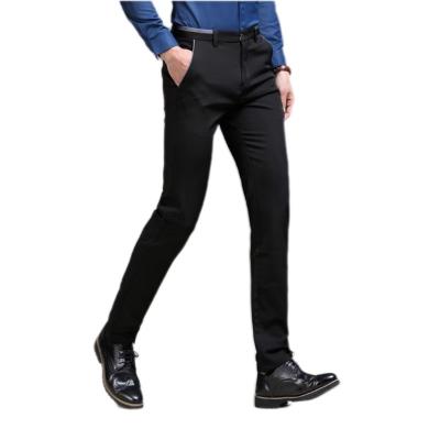 China Wholesale Spring Elastic Men's Trousers Anti-Wrinkle and Casual Thin Anti-Wrinkle Adjustment Pants Autumn New Men's Long Pants Small for sale