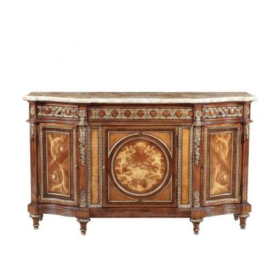 China French Neoclassical Antique Living Room Sideboards Solid Wood Cabinet Style Solid Wood for sale