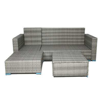 China Modern Universal Outdoor Rattan Sofa Set Living Room Leisure Seat Cushion Backrest Garden for sale