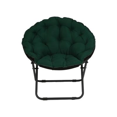 China Contemporary High Quality Folding Cotton Round Cozy Moon Chair for sale