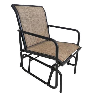 China Contemporary Outdoor Patio Swing Glider Bench Garden Glider Swing Double Chair for sale