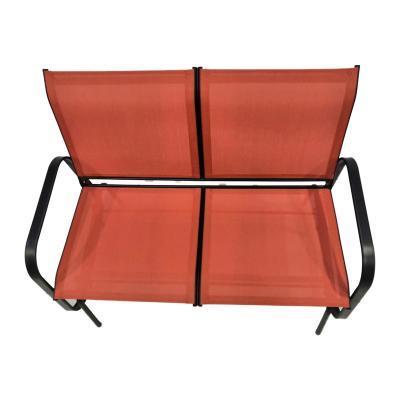 China Hot Sale Contemporary Living Sofa Bed Patio Furniture Outdoor Modern Outdoor Leisure Rattan Swing Glider Double Hanging Chair for sale