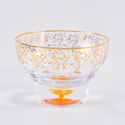 China Viable Newcomer As Souvenir Direct Sales Customs Fine Workmanship Crystal Glass Fruit Bowl for sale