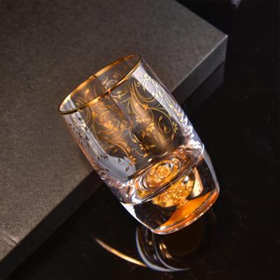 China Hot Selling Europe Amazon A Crystal Glass Carving Tumbler Crystal Water Glass In Factory Price Custom for sale