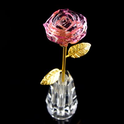 China Best Europe china support OEM direct sales multiple sizes custom mounted crystal flowers with vase for sale