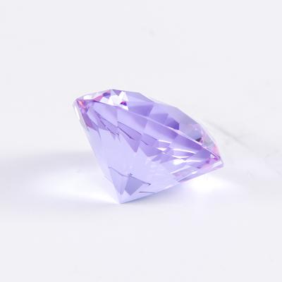 China Europe New Arrival Laser Engraving Diamante De Custom Crystal Multiple Colors Sizes Crystal K9 Diamond for sale