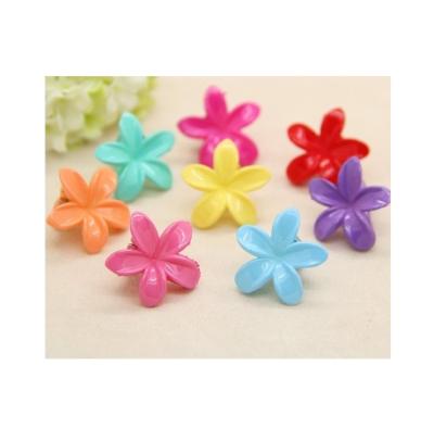 China 2021 Fashion Plastic Flower Shaped Hairpin Children's Colorful Hairpin for sale