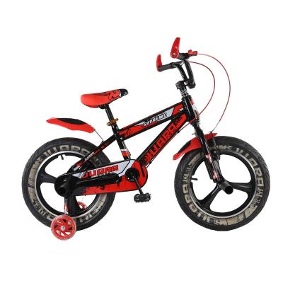 China Steel Kids Bike Kids Bike Baby Bike 12 14 16 18 20 Inch OEM Black Red With Training Wheel for sale