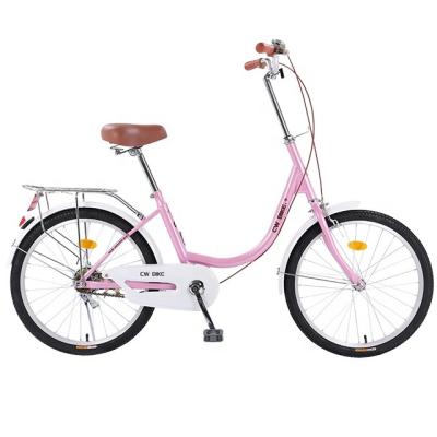 China Steel Women Bike 22 Inch Steel Frame Single Speed ​​City Bicycle With Many Color Selection Factory Direct OEM Service Available for sale