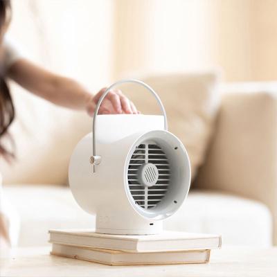 China Portable Electric Rechargeable Rotating Water Spray Hotel Cool Mist Fan with Light Humidifier Aromatherapy Diffuser for sale