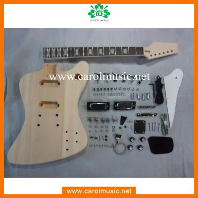 China Unfinished Fresh Shaped Unique Alder GK054 Electric Guitar Kits for sale