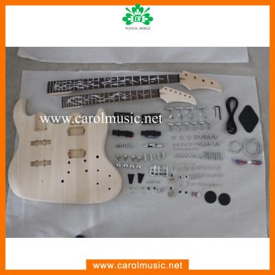 China Basswood GK044 Musical Instrument Double Neck Electric Guitars for sale