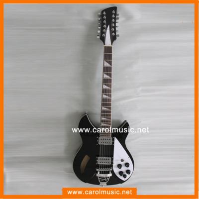 China Basswood EOT005 Black Electric Guitar 12 String for sale