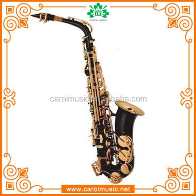 China Black Body AS020 Alto Saxophone Colorful Black Professional for sale