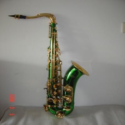 China TS015 Green Body Green Colored China Sax Tenor for sale