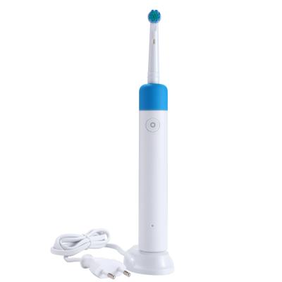 China Battery Operated Waterproof Rotary Electric Toothbrush IPX7 Waterproof Rechargeable Toothbrush for sale