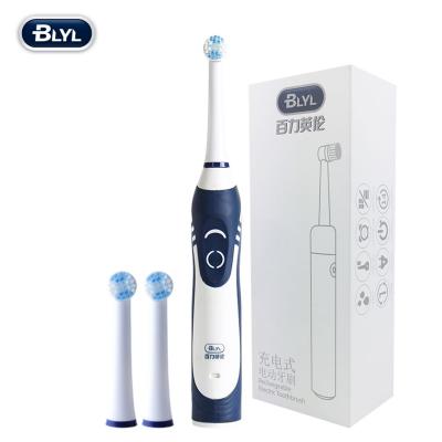 China Electric Toothbrush IPX7 Type Non Waterproof Bamboo Battery Operated With Blue Indicator Bristle for sale