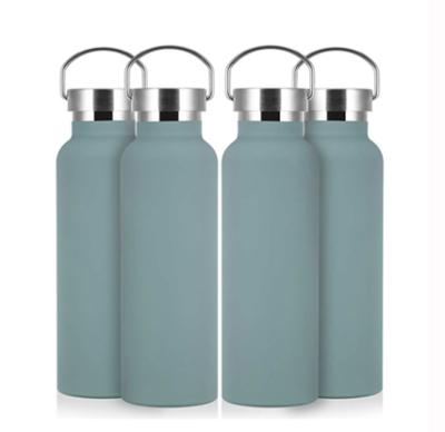 China Durable 750ML 304 Stainless Steel Outdoor Water Bottle Sports Bottle Insulated Flask With Many Lids Available for sale