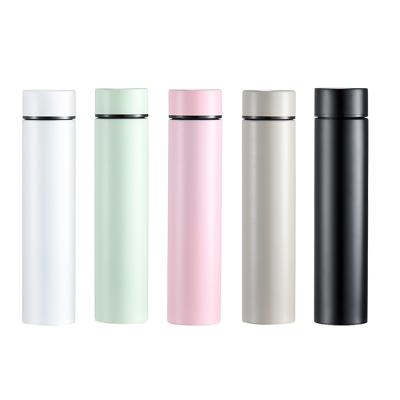 China PORTABLE double wall thermal vacuum flask insulated 18/8 stainless steel mini water bottles with custom logo for sale